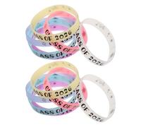 Mipcase Braccialetti in Silicone Luminosi 12 Pezzi Funzione Glow in The Dark per Studenti, per Cerimonie e Uso Quotidiano, Accessori la Stagione delle Lauree