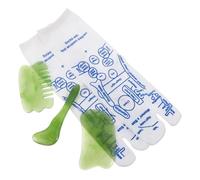 Mipcase Calzini Riflessologia Donna con Strumento Massaggiatore Calze Acupressione per Punti di Pressione Piedi Set Terapia Portatile per Sollievo e Circolazione
