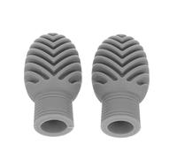 Mipcase Cappucci in Silicone Per Bacchette 2 Pezzi Copertura Protettiva Testa Delle Bacchette Copertura Per Sordina e Pad Per Esercizi Batteria Smorzatori Silenziosi Per Batteristi