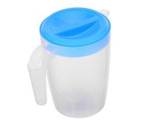 Mipcase Caraffa Acqua con Coperchio Grande Capacità Contenitore Riutilizzabile per Frigorifero Resistente e Stabile per Tè Freddo Succo e Bevande Uso Domestico e Ufficio