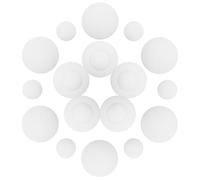 Mipcase Carta Isolante in Fibra Ceramica Bianca Rotonda 60 Pezzi, Resistente al Fuoco, Precut per Microonde e Pre-Riscaldamento di Piccole Parti, per Ceramica Fai-da-Te