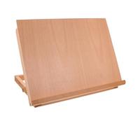 Mipcase Cavalletto da Tavolo in Legno per Disegno e Pittura, Pieghevole | Supporto Ergonomico per Tablet e Taccuini, Uso su Scrivania o Tavolo, Facile da Trasportare