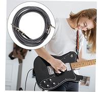 Mipcase Cavo Audio Professionale per Chitarra con Connettori Dritti e Angolari Resistente e Ottimizzato per Trasferimento per Strumenti Musicali Professionale
