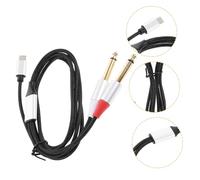 Mipcase Cavo Audio USB Type-c Doppio Jack per Amplificatore Potenza Smartphone Tablet Laptop Convertitore Audio Compatibile con Casse e Mixer Leggero e Resistente