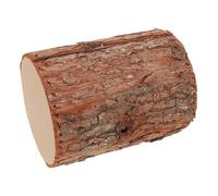 Mipcase Ceppo Espositivo in Legno Artificiale 20x15 Cm, Decorazione Rustica per Matrimoni e Centrotavola, Portacandele e Base Espositiva Leggera Texture Realistica della Corteccia per Uso