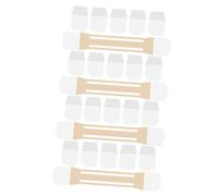 Mipcase Cerotti Nastro Effetto Sollevamento e Tonificazione Pelle in Gomma Lifting Beige per Donne Collo 4 Pezzi Facile da Trasportare e Leggero per Cura Delicato del Collo