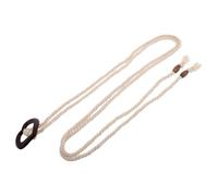 Mipcase Cintura da Donna Boho in Corda Intrecciata Bianca Cintura Sottile Regolabile per Abiti e Jeans Accessorio Leggero per Valorizzare la Vita in Occasioni Casual e Viaggi