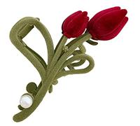 Mipcase Clip per Molletta per Donne e Ragazze Accessorio per Make Up e Feste Realizzata Materiale Flocking