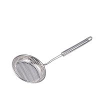 Mipcase Colander Spoon Acciaio Inossidabile con per Filtraggio Olio e Cucchiaio Scolapasta Ergonomico Resistente Al Calore per Servire Verdure Pasta e Carne Utensile