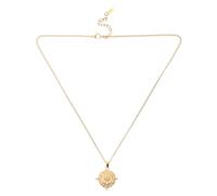 Mipcase Collana Choker Tarot Retrò con Ciondolo Sole Zircone e Amuleto Malocchio in Acciaio Inossidabile per Donna Accessorio Elegante per Uso Quotidiano e Feste
