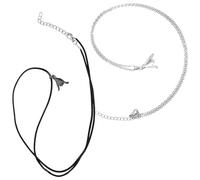 Mipcase Collana di Coppia Ciondolo in Metallo Resistente Collana Promessa Elegante e Leggera per Uomo e Donna Gioiello Decorativo Simbolo D’Amore per