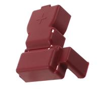 Mipcase Coperchio di Sicurezza per Batteria Auto Terminale Anodico Rosso in Plastico con Isolamento e Sigillo per Ambienti Marini e Automobili