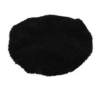 Mipcase Copriwater Nero in Poliestere Morbido Lavabile per Coperchio WC | Texture Soffice e Attuale, Adatto a Forme Rotonde, Oblunghe, Uso in Bagni Domestici e Spazi Commerciali
