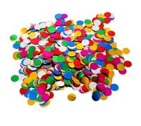Mipcase Coriandoli e Riutilizzabili in Plastica 5000 Rotondi Pezzi Colorati come Riempitivo per Palloncini Colore Casuale per Decorazioni Festa in Shower e Compleanni