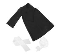 Mipcase Costume da Giudice per e Cappotto Set Ruolo per Giochi Carriera e Halloween Adatto a Ragazzi e Ragazze per Attività Teatrali e Interpretazione