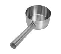 Mipcase Cucchiaio Mestolo da Cucina Acciaio Inossidabile Cucchiaio per Zuppe e Brodi con Manico Lungo Antiscivolo Mestolo Resistente Alla per Uso Domestico e Ristorazione