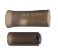Mipcase Custodia in Silicone per Microfono Wireless Antiscivolo e Antiurto Copertura Protettiva per Microfono Portatile Nero Palmare per Karaoke e Uso Professionale