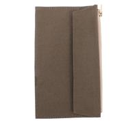 Mipcase Custodia per Taccuino da Viaggio Verde Oliva Cerniera Porta-Penne Integrato e Organizer Compatto per Diario Tascabile Protezione Portadocumenti Leggera per Appunti e Viaggi