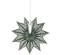 Mipcase Decorazione Sospesa a Stella 3D di Carta Verde per Feste | Pieghevole e Durevole, Colori Vivaci e Design Artistico, Adatta a Compleanno e Allestimenti Domestici