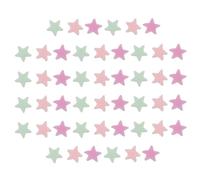 Mipcase Decorazioni in Resina Facili da Usare 10 Pezzi a Forma di Stella a Cinque Punte per Nail Art e Accessori Creativi per Scarpe e Collane