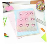 Mipcase Diario Peluche con Diamanti e Lucchetto per Ragazze Diario Segreto Portatile per Appunti Quotidiani Morbido e Blocco Note con Design Privacy Elegante e Carino