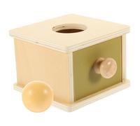 Mipcase Educativo Scatola Permanente in Legno Intellettivo Abbinamento Robusto e Sicuro per Sviluppo Coordinazione Mano Occhio e Apprendimento Precoce