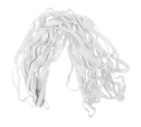 Mipcase Fascia Elastico Piatto per Cucire Elastico Bianco 10 Metri Morbido e Resistente per Biancheria Intima e Progetti Fai-da-Te