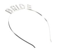 Mipcase Fascia per Sposa con Lettera Bride Accessori Eleganti per Matrimonio Design Unico e Raffinato con per Feste Pre Matrimoniali e Cerimonie Colore