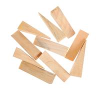 Mipcase Fermaporta a Cuneo in Legno Massello 20 Pezzi Fermaporta Antiscivolo Triangolare 10X4X4 CM Paraurti Protettivo per Porte e Finestre in Casa per Camere da Letto e Viaggi