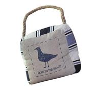 Mipcase Fermaporta Decorativo in Tessuto Antiscivolo con Sabbia Design Mediterraneo Sicurezza per Casa Ufficio e Scuola Salva Muro e Protezione Dita