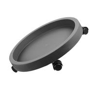 Mipcase Fioriera con Ruote per Spostare Vasi da Carrello Portavasi con Sottovaso Rotondo Vassoio per Piante Pesanti con Rotelle Scorrevoli