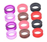 Mipcase Forbici Per Tagliare I Anelli Per Le Dita 12 Pezzi Inserti Per Forbici Da Toelettatura in Silicone Morbido Non Proteggi Le Tue Dita Durante Lo Styling