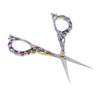 Mipcase Forbicine Cucito Piccole Vintage in Acciaio Inossidabile con Punta Affilata Forbici Sarto Multiuso per Taglio Preciso di Fili Carta e Tessuti Impugnatura Ergonomica per Uso