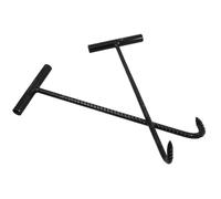 Mipcase Gancio per Tombino 2 Pezzi 40 CM in Acciaio Rinforzato Maniglia a T Utensile Manuale Multifunzione per Sollevamento Chiusini e Interventi su Pozzetti