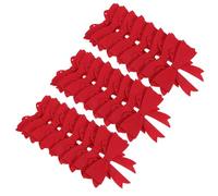 Mipcase Ghirlanda Decorativa per Feste Fiocchi in Feltro Rossi, Set da 3 Pezzi, Striscione per Decorazioni di Matrimonio, Addio al Nubilato e Compleanni, Decorazione per Pareti, Porte