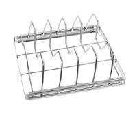 Mipcase Graticola Barbecue Portatile in Acciaio Inossidabile Supporto Multifunzione per Carne e Verdure per Picnic e all Aperto