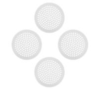 Mipcase Griglia 4 Pezzi Rotonda Plastica Altoparlante 2 Pollici Bianca Auto | Protezione Contro Vibrazioni, Suono Chiaro, Finitura Decorativa Interna, Montaggio
