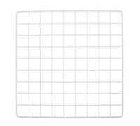 Mipcase Griglia da Parete in Ferro Resistente 32x32cm per Decorazione Murale e Mensola a Griglia Foto, Organizzatore a Parete per Asili Nido e Spazi Commerciali, Pannello Espositivo