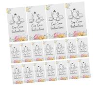 Mipcase Guida alla delle Tazze di Etichette 100 Pezzi Carta 5x9cm Dimensioni Pratico per Le Piccole Imprese