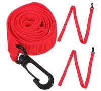 Mipcase Guinzaglio Antismarrimento per Bambino Bambina 3 Unitá, Corda di Sicurezza in Nylon e Plastica, Adatta per Attività All'aperto e Attraversamento Strade, Colore Rosso