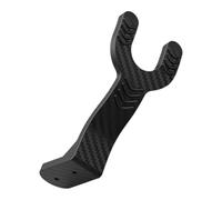 Mipcase Helmet Holder Wall Mount Helmet Storage Rack 2 Ganci Portachiavi Abs Nero Installazione senza Fori per Cappelli e Copricapi Arredamento Casa e Interni