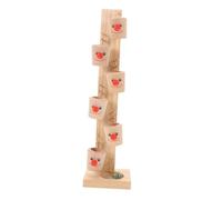 Mipcase in Legno Torre con Sfere Colorate Rotolante per Coordinazione e Capacità Cognitive con Costruzione Robusta e Design Accattivante