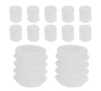 Mipcase Inserti in Plastica 4X10 MM per Cerniere 100 Pezzi, Ancoraggi a Vite per Porte Armadio, Tasselli di Espansione per Riparazione e Regolazione Mobili