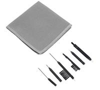 Mipcase Kit Pulizia Per Apparecchi Acustici 7 Pezzi Spazzolino Per Amplificatori Acustici Accessori in Pvc Per Manutenzione e Facile Usare e Riporre