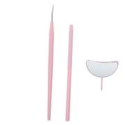 Mipcase Kit Strumenti Ausiliari Per Estensione Ciglia Asta e Specchio Utile Per Laminazione e Innesto Ciglia Realizzato in Materiali