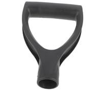 Mipcase La nave tiene per mano pale manico della pala manico per vanga da giardinaggio vanga da giardino strumento con maniglia a D Attacco della maniglia di sostituzione plastica Nero