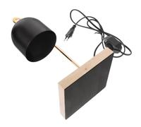 Mipcase Lampada a Cera Senza fonditore di Cera scalda Profumo Candele Grandi per profumare la casa scaldalampada di Cera Lampada più Calda scaldacera di Legno Black