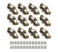 Mipcase Maniglie per Portagioie in Ferro Stile Europeo Retrò, Set da 20 Mini Pomelli Multifunzionali per Cassetti e Armadietti, Manopole Piccole Finitura Vintage Adatte per Tolette