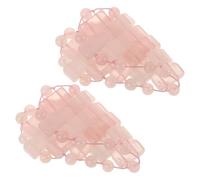 Mipcase Maschera e Blocca la Luce in Pietra Rosa a Forma di Cuore per Occhi Favorisce il Sonno Pietra Cristallina per Relax e Benessere Visivo