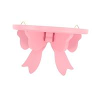 Mipcase mensola carina mensole del cuore mensola angolare bagno mensola a forma di cuore scaffale kawaii simpatici scaffali galleggianti ripiano di prua in legno Di legno rosa